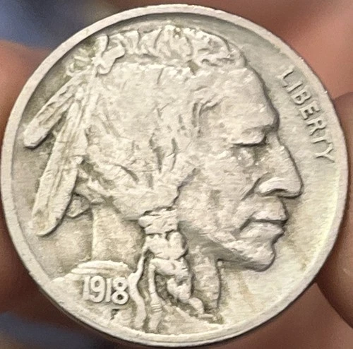 1918-S Buffalo Nickel Fine