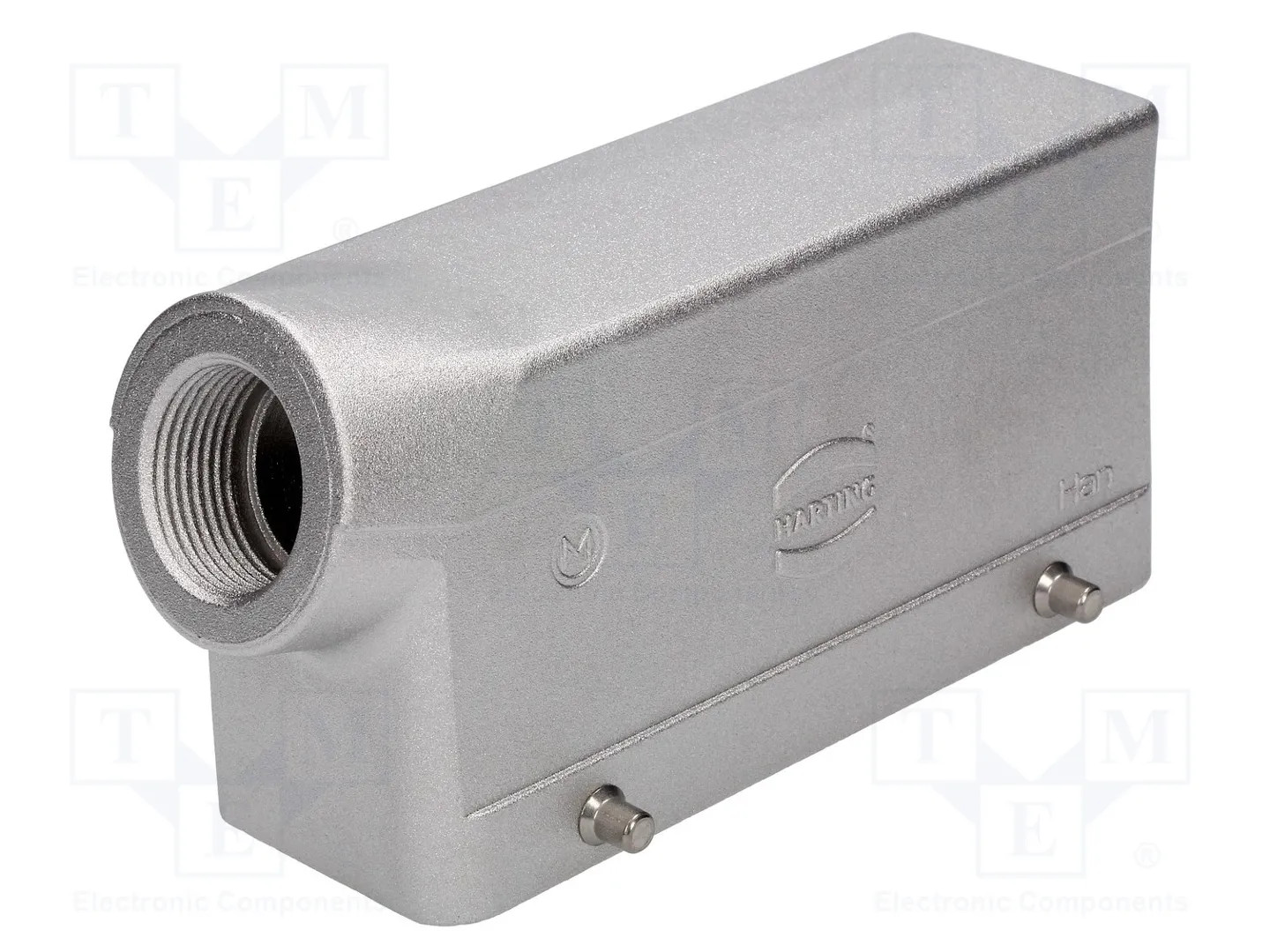 Enclosure for connectors: HDC; size 24B; for cable; IP65; angled
