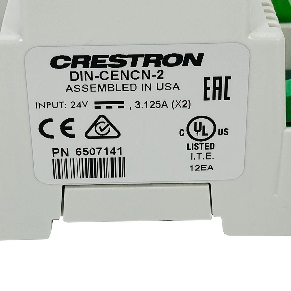 Crestron DIN-CENCN-2 Ethernet to Cresnet Network Bridge POE (6507141) - Image 2 of 4