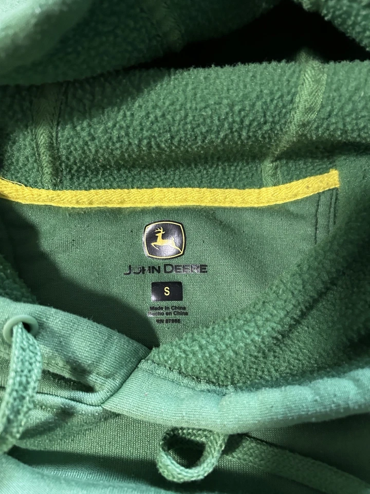 Sudadera con Capucha John Deere Verde Talla Pequeña Foto 3 de 3