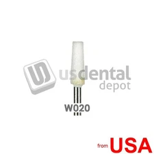 BESQUAL W020 WHITE Mounted Points Taper   T-4 - 10pk 100024-12