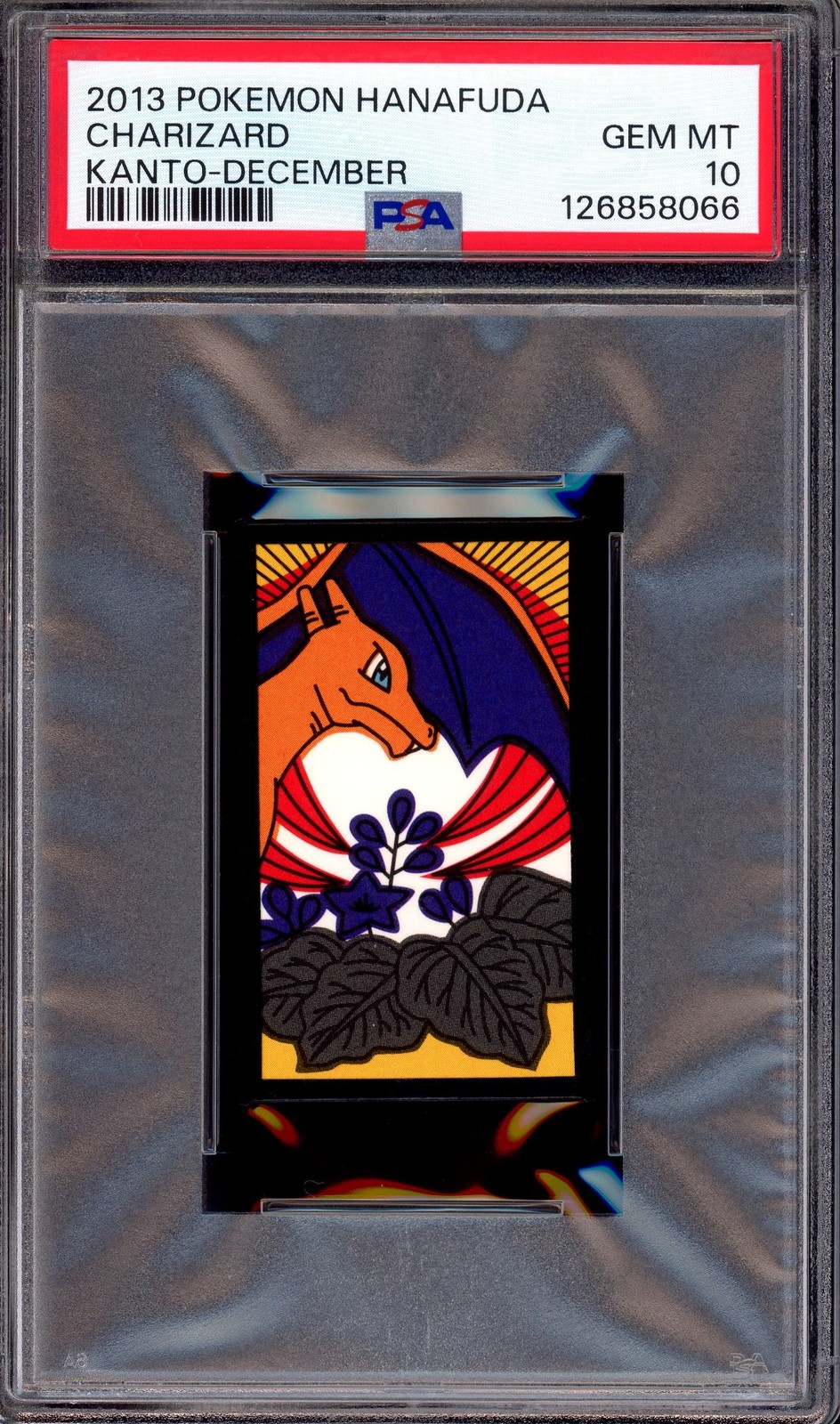 2013 Pokémon Hanafuda Kanto-December Charizard PSA 10 GEM MINT