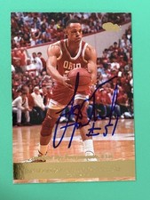 Hand Signed 1994 Classic Lawrence Funderburke #58 Gold (RC) Sacramento Kings NBA