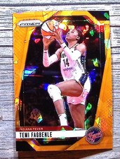 2024 Panini Prizm WNBA #136 Temi Fagbenle Orange Velocity Prizms