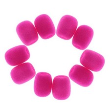 10Pcs Lapel Headset Microphone Windscreens Foam Microphone Covers, Mini Size,