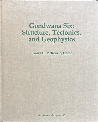 Gondwana Six Structure Tectonics Geophysics 1987 AGU Monograph 40 LIKE NEW