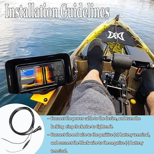 For Garmin echoMAP 4-pin 6ft Threaded Power Data Cable Chartplotter 010-12445-00 - Image 3 of 4