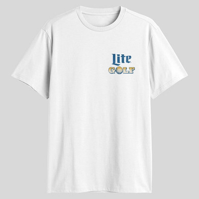 Unisex MILLER LITE GOLF TOURNAMENT OF CHAMPION T SHIRT Size XXL NEW