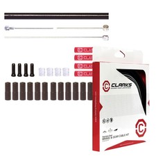 Clarks Stainless Steel Brake And Gear Cable Kit - Black Universal Brake Gear Clarks Stainless Steel Brake And Gear Cable Kit - Black Universal Brake Gear