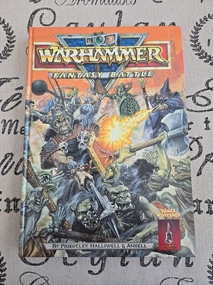 Warhammer Fantasy Battle 3rd Ed Rulebook (1987 Games Workshop Citadel) RPG HC