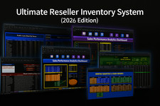 Ultimate Reseller Inventory System – Excel Tracker PRO No Subscriptions Required