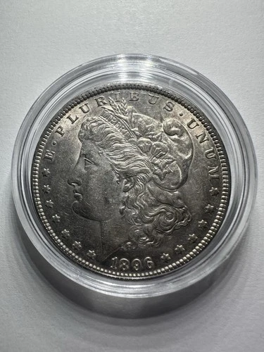 1896 Morgan Silver Dollar Almost Uncirculated