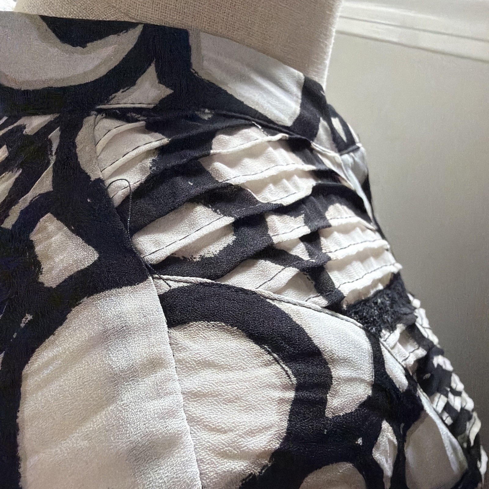 NY Collection XL Patterned Lightweight Blouse - image 7