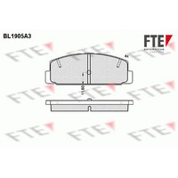 FTE BremsbelÄGe Satz Hinten Passend FüR Mazda 323 6 626 Premacy RX-7 | 9010494