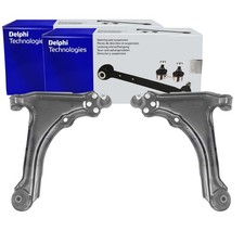 2X DELPHI QUERLENKER SATZ VORNE UNTEN PASSEND FÜR OPEL ASTRA F VECTRA A CALIBRA
