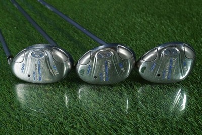 KING COBRA BAFFLER DWS HYBRIDS SET 3H 23° 5H 29° 6H 32° WOMENS RH W/ NEW GRIPS!
