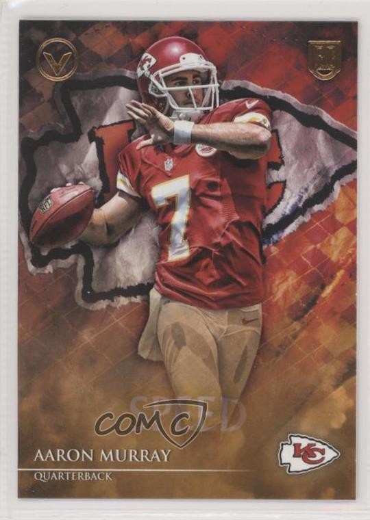 2014 Topps Valor Speed Aaron Murray #141 Rookie RC sm1