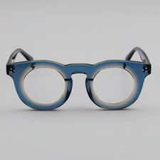 Round Acetate Eyeglasses Frames Thick Reading Glasses Fashion Classic Men Women