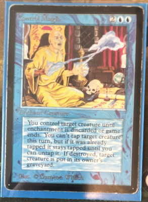 Wizards of the Coast Control Magic Enchantment Blue English 2UU Willich MTG