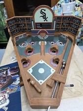 Chicago Whitesox MLB Front Porch Classics Baseball Pinball Handcrafted Game 