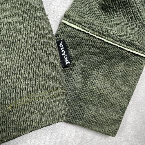 PrAna Snap Hoodie Sweater Ladies Small Green Wool Preppy Outdoors Casual Womens - Picture 5 of 9