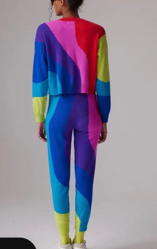 Conjunto Jogger Colorush Cashmere Cuello Redondo Onda Media Raya C-RUSH Foto 3 de 4