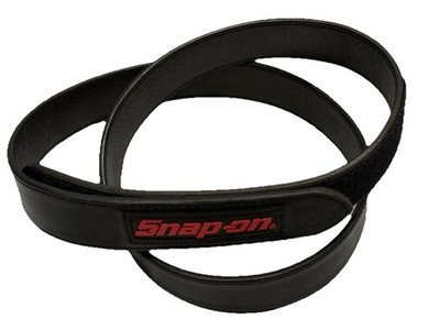 Mechanic No scratch Black Leather SNAP ON Red Logo USA Belt WAIST