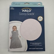 Halo SLEEPSACK Light Pink 6-12 Months Medium Wearable Baby Blanket 100 Cotton