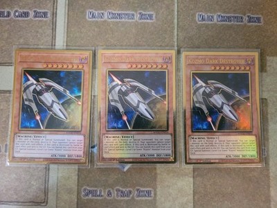 YUGIOH 3X KOZMO DARK DESTROYER MAGO-EN014 GOLD 1ST ED NM 