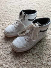 Nautica Humboldt Girls High Top White Athletic Sneakers US Size 13