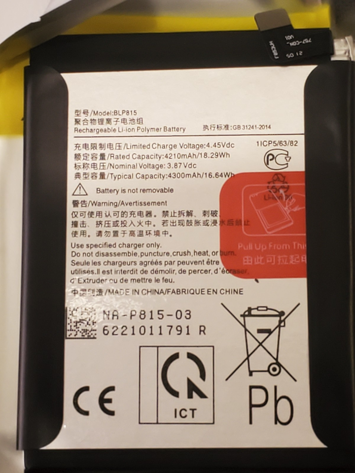 Batería compatible con One Plus Nord N10 - REFACCIONES TECHHOUSE Batería compatible con One Plus Nord N10 - REFACCIONES TECHHOUSE