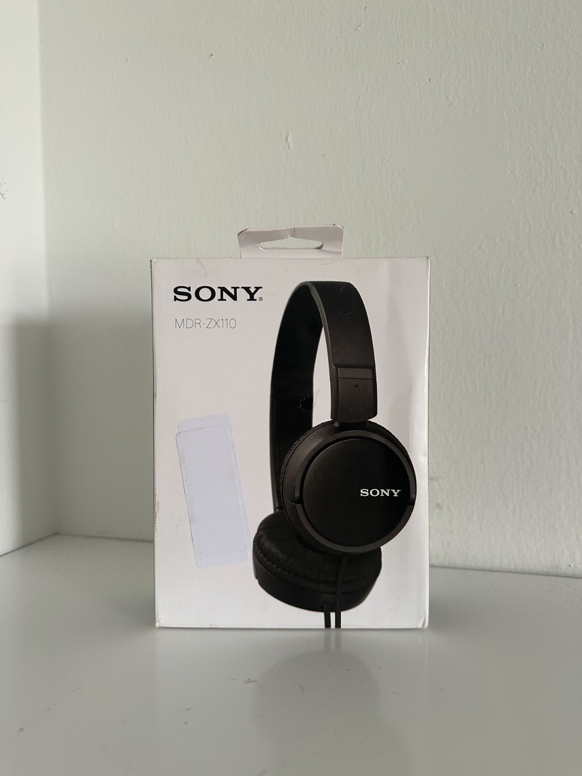 Sony MDR-ZX110 On-Ear Headphones Right Side Not Working Great Condition