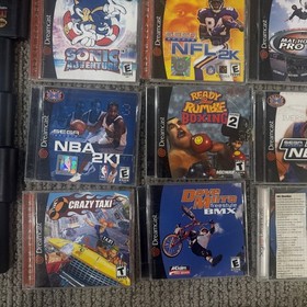 Sega Dreamcast And Genesis Console and 28 Game Bundle Lot Sonic Adventure