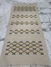 Vintage Beautiful Hand Woven Swedish Scandina...