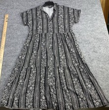 Ann Taylor Women’s Short Sleeve Shirt Dress Button Front Size Medium