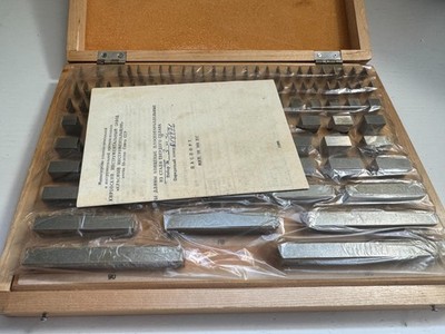 Precision Metric Gauge Block (112 pcs) Class 2 Top Grade ! Endmass Satz USSR!