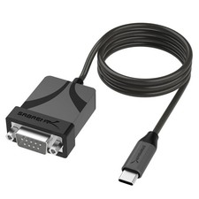 USB-C to DB9 Serial RS-232 Adapter Cable, 3FT, Prolific Chipset