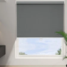 Changshade 100% Blackout Cordless Roller Shades Window Blinds Room Darkening