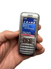 Klassiker • Vintage Phone Nokia 6234 Silber Alle Netze Rückseite Klebt Cover