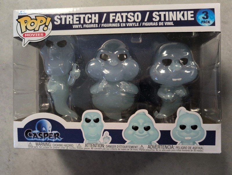 Casper Funko Pop 3 Pack, Stretch, Fatso, Stinkie