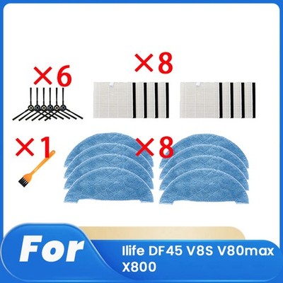 23 Stück Ersatzfilter, Seitenbürstenlappen für  DF45 V8S V80max X800 R8848