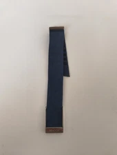 Whoop 4.0 superknit band strap - Black And Blue With Silver Buckle