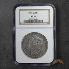 1893-CC Morgan Silver Dollar $1 - NGC VF20 - Carson City