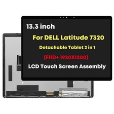 For DELL Latitude 7320 Detachable Tablet J5RTR 0J5RTR LCD Touch Screen Assembly