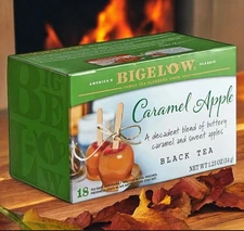 Bigelow Caramel Apple Black Tea,  18 Count, 1 Box