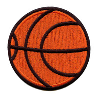 Basketball Emoji Bestickt AufbüGeln Patch