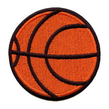 Basketball Embroidered Iron On Patch