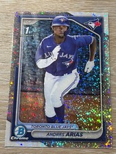 Andres Arias 268/299 [Speckle Refractor] 2024 Bowman Chrome 1st Prospect BCP-236