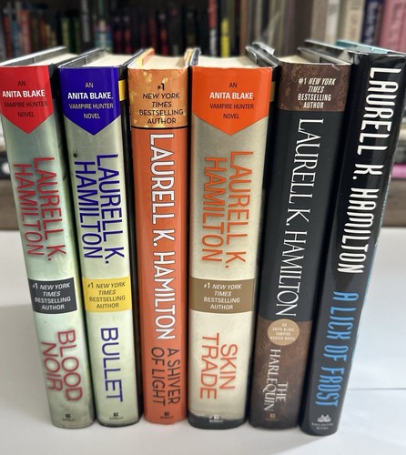 Laurell K. Hamilton 6 HC/DJ Book Lot (4-Anita Blake) (5-1st Editions) - Picture 3 of 20