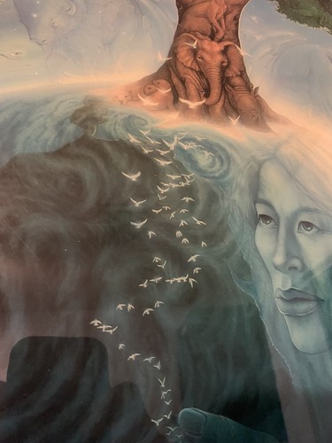 Arte Planeta Vivo Árbol de la Vida Madera Marco Redondo - Imagen 12 de 12
